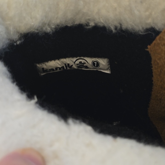 Kamik Weatherproof Winter Snow Boots Insulated Lace Up Brown Black Size 7 - Picture 15 of 17